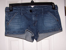 ABERCROMBIE STRETCH DENIM SHORTS SZ 16 GIRLS