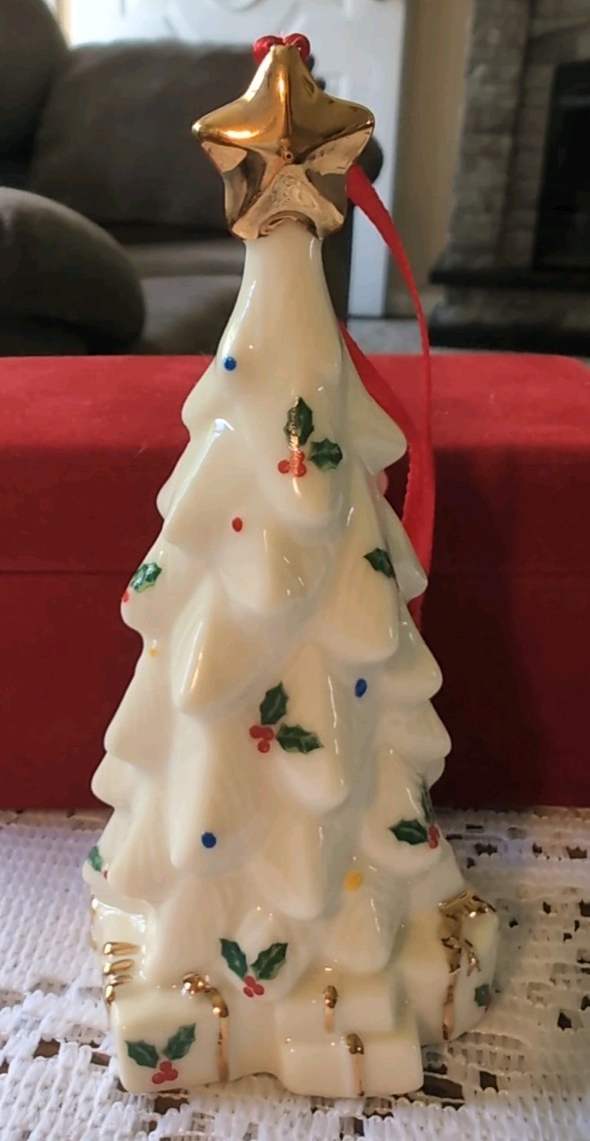 Baum Bros Formalities Ivory and Gold Collection Christmas Tree Ornament