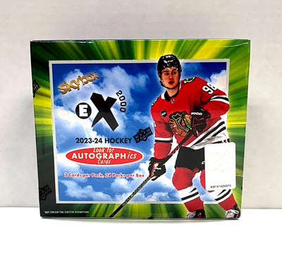 2023-24 Upper Deck Skybox EX 2000 Hockey Factory Sealed Hobby Box