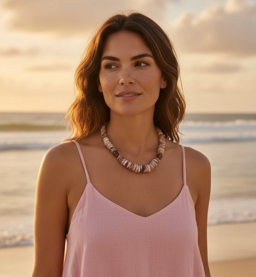 NEW Jay King DTR Copper Natural Raw Quartz Disk Chunky Adjustable Necklace - Image 4 of 4