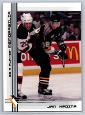 2000-01 Be A Player Memorabilia Jan Hrdina #216 Pittsburgh Penguins Hockey