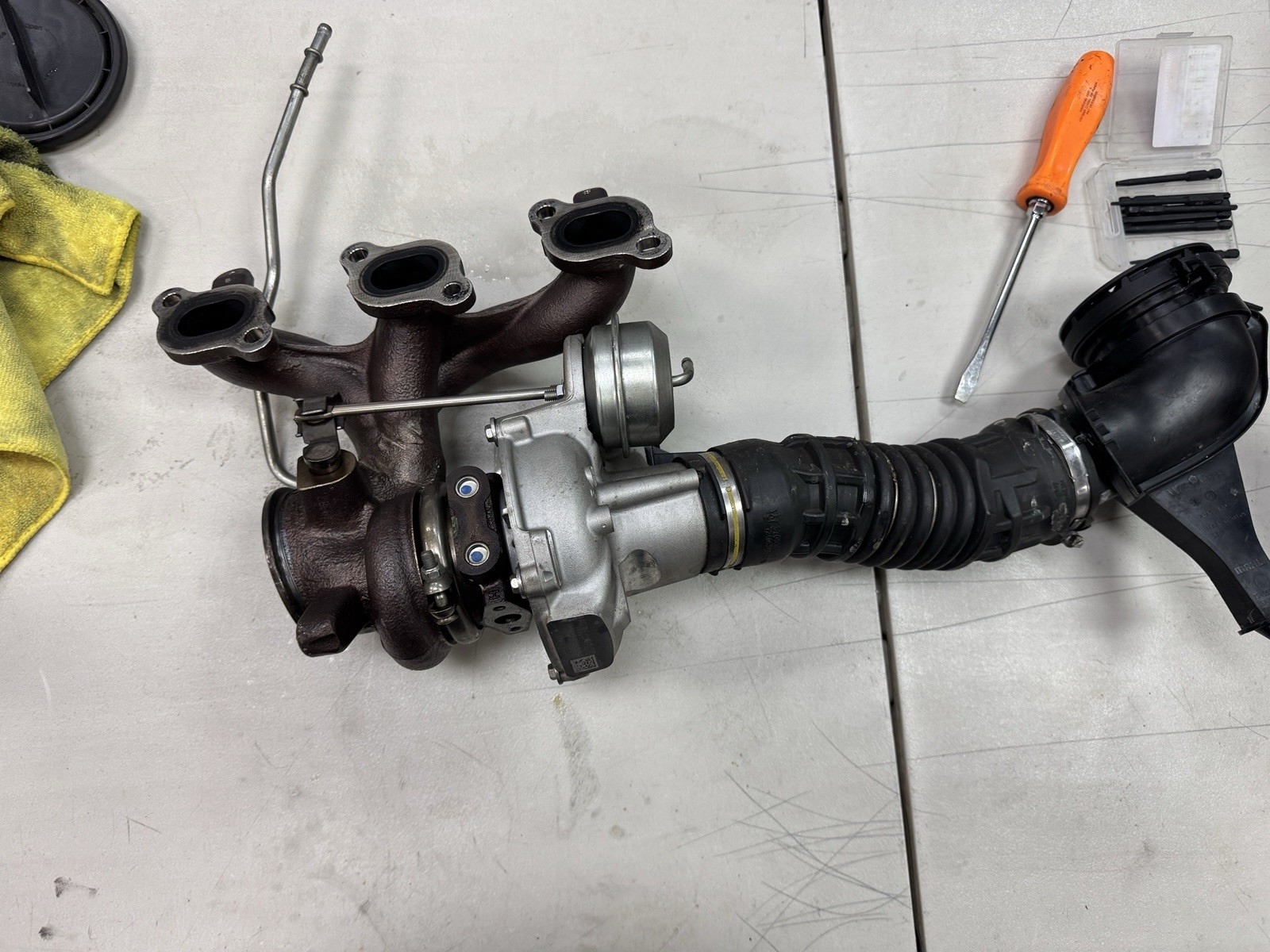 2014-2019 MASERATI GHIBLI LEFT TURBO TURBOCHARGER, 297712, 55221800, GENUINE OEM