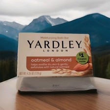    6 Yardley Oatmeal and Almond Soap 4oz Bars  Original Design
