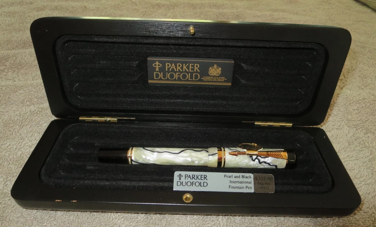 Parker Duofold Pearl Black for sale | eBay