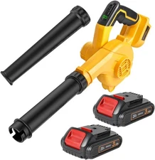 20V Leaf Blower Cordless with 2X 3.0AH Battery and Charger,Variable Speed,Handhe