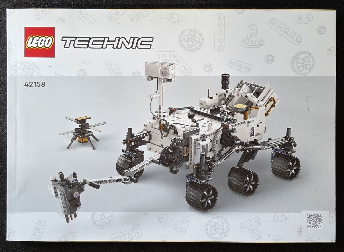 LEGO Technic 42158 NASA Mars Rover Perseverance Instruction Manual