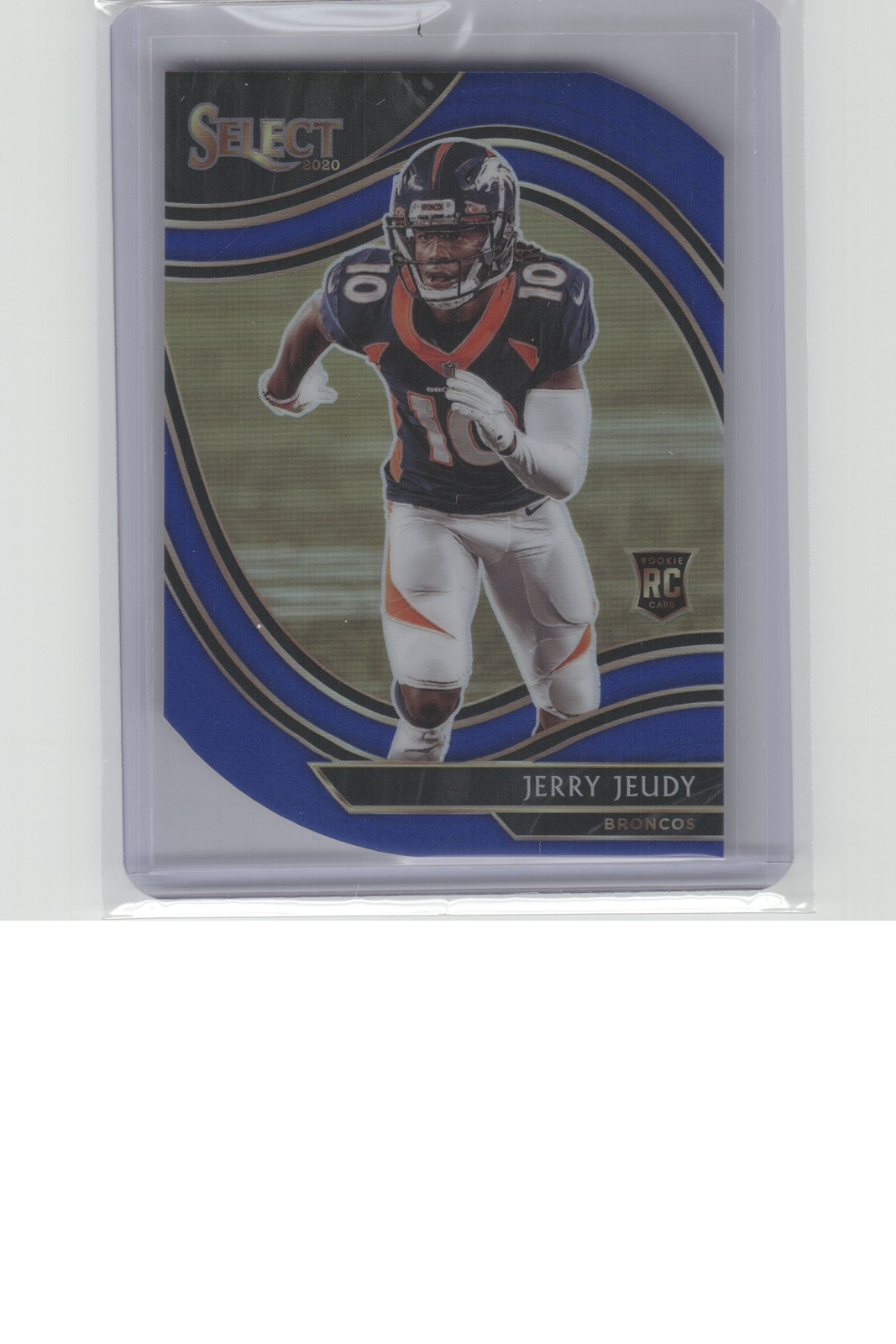 2020 Panini Select #356 Jerry Jeudy Blue Prizm Die Cut B24R4C105