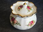 Vtg Royal Albert Old Country Roses Dorothy Box / Trinket Pot — photo 8
