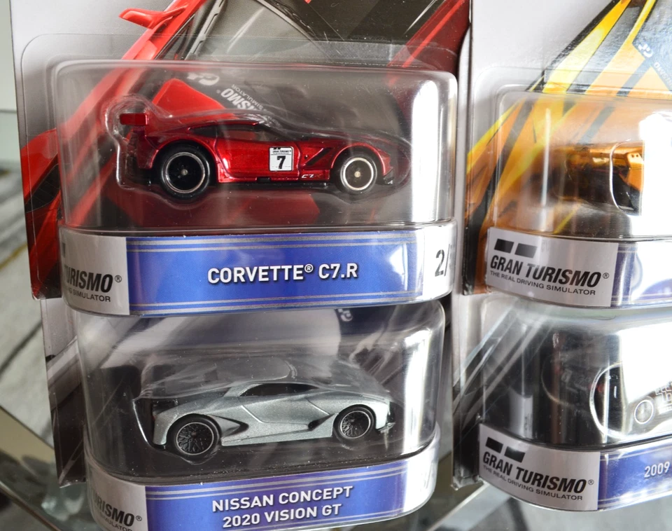 HOT WHEELS RETRO ENTERTAINMENT 2016 GRAN TURISMO LOT C7.R VISION GT GT-R VENENO — 第 2/4 张图片