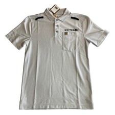Carhartt United Airlines Force Cotton Delmont Pocket Polo Shirt XS 103635 E25