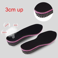 3cm Height Increase Elevator Insoles Shock Absorbing EVA Heel Lift