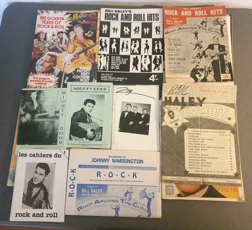 40+ Rock And Roll Rockabilly Fanzines Books Sheet Music Flyers ETC Hayley Nelson - Image 3 of 4
