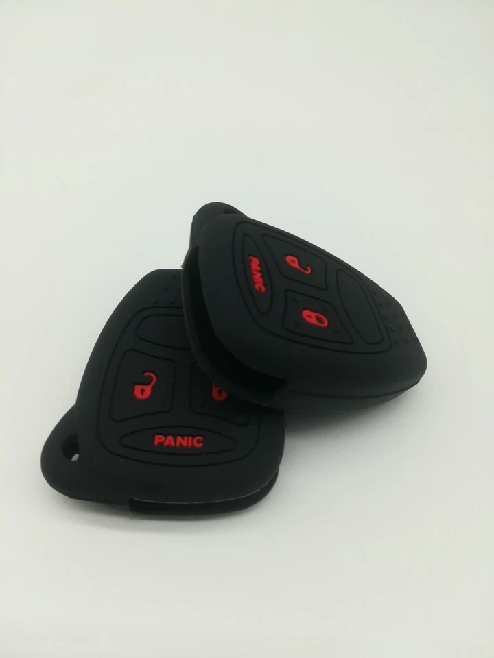 2*Cubierta de llave de llavero para Dodge Magnum Caliber 2005 2006 2007 2008 Dakota Durango Ram Foto 3 de 4