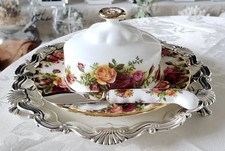 Royal Albert Old Country Rose Butter Dish Knife From Japan