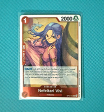 Bandai One Piece Card Game Nefeltari Vivi OP13-012 R Foil ENGLISH