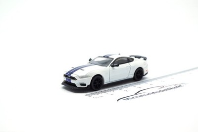 Ford Mustang VI Mach I - weiss - dunkelblau - 1:87 - PCX87 (PCX870569)