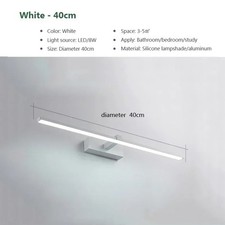 Modern LED Bathroom Light Over the Mirror Vanity Light Chrome Indoor Wall Lights