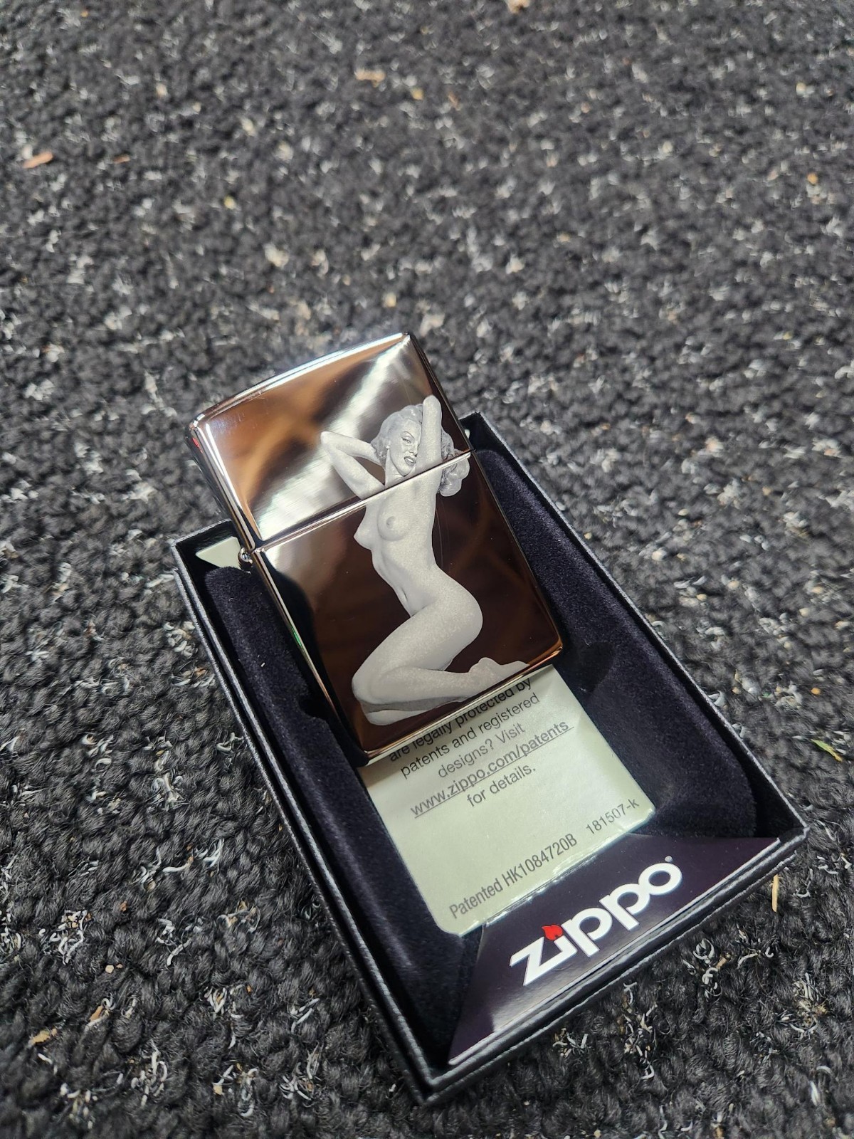Laser Engraved Marilyn Monroe-Portrait- Zippo- New