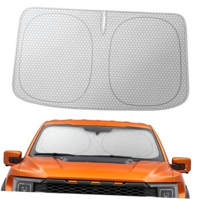 Foldable Car Windshield Sun Shade, Maximum UV & Heat Shield Front Window