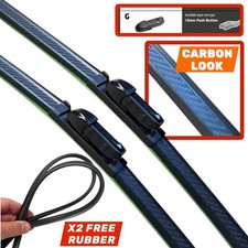 24/20" Carbon Fibre Aero Wiper Blades Pair For Audi RS5 Coupe F53 2010-