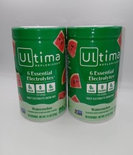 2 PACK Ultima Replenisher Electrolyte Mix, Watermelon, 90 servings each