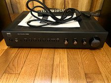 NAD C 165BEE Stereo Preamplifier Black w/ Remote & Manual Phono 2-Ch
