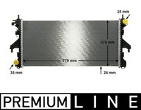 MotorküHler WasserküHler Premium Line Mahle CR 881 000P FüR Fiat CitroËN Ducato