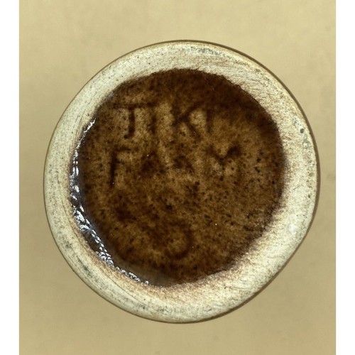 Tiki Farm Mini Micro Tiki 3.5" Shot Glass Brown Glaze - Picture 9 of 10