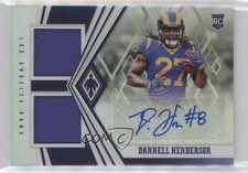 2019 Panini Phoenix RPS Rookie Dual Jersey 38/99 Darrell Henderson Auto 0c6