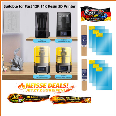 3 Stück ACF Film Folie 10,1 Zoll für ANYCUBIC 3D Drucker Zubehör
