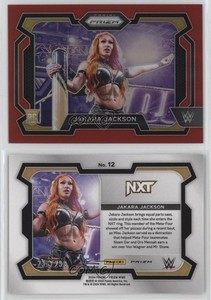 2024 Panini Prizm WWE Red Prizm /299 Jakara Jackson #12 Rookie RC
