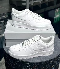 Mens Air Force 1 Triple White Low Top Classic Sneakers Us Size 7-13 Mens Air Force 1 Triple White Low Top Classic Sneakers Us Size 7-13