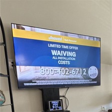 LED Flat-Screen TV Wall-Mounted Living Room S...