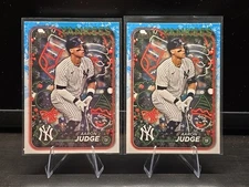 Aaron Judge LOT OF (2)  2024 Topps Holiday #H99 New York Yankees