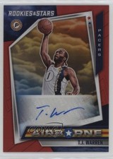 2021-22 Panini Chronicles Airborne Signatures Red TJ Warren #AIR-TJW Auto 0mx2