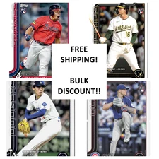 2025 Topps Update Base Cards - #US1-US175 Complete Your Set, You Pick!
