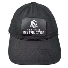 USCCA Baseball Cap Black White OS Certified Instructor Adjustable Strapback Hat