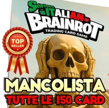 MANCOLISTA SKIFIDOL ITALIAN BRAINROT BETA ALLUCINAZIONE COSMICA TUTTE E 150 CARD