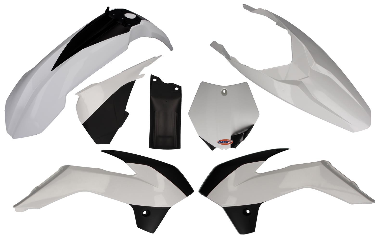 Polisport Plastic Kit Fits KTM SX 85 13-17 White