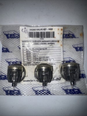 #ad 34260 Valve Kit For CAT Pumps 5DX6DX66DX PUMP 3 Valves $52.00
