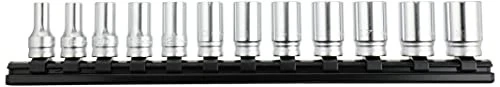 Koken 9.5mm Insert Z-EAL Semi-Deep Socket Rail Set 12 Pieces RS3300XZ12 - Image 2 of 3