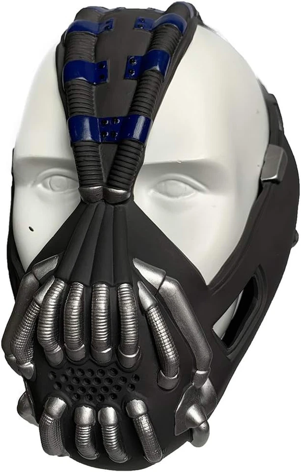 Máscara Bane The Dark Knight Rises Cosplay Accesorios de Disfraz PVC Accesorios Negro Foto 3 de 4