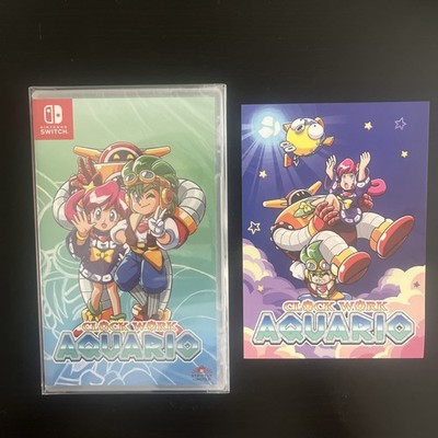 Clockwork Aquario + Postcard | Comes In A Case! | Nintendo Switch | SLG