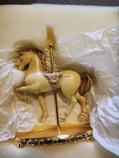 Franklin Mint The World Of Carousel Horses Collection The Netsuke Sculpture 