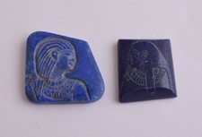 King Tut Nefertari Lapis Lazuli Carving Egyptian Queen Hand Carved 49 grams