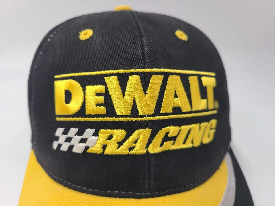 复古 Matt Kenseth #17 DeWalt 赛车可调节(适合小号)帽子 NASCAR — 第 4/4 张图片