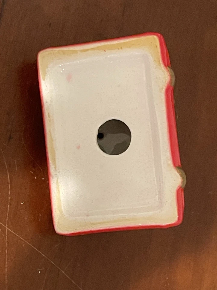 Juego de cocteleras de sal y pimienta vintage de cerámica roja Coca-Cola Foto 3 de 4