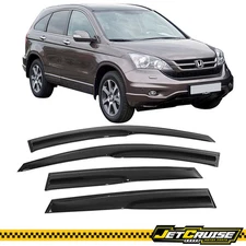 Fits 07-11 Honda CRV Mugen Style Acrylic Window Visors Rain Sun Guards 4PC Set