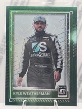 2025 Panini Donruss Optic Racing - #4 Kyle Weatherman - Green Velocity /99