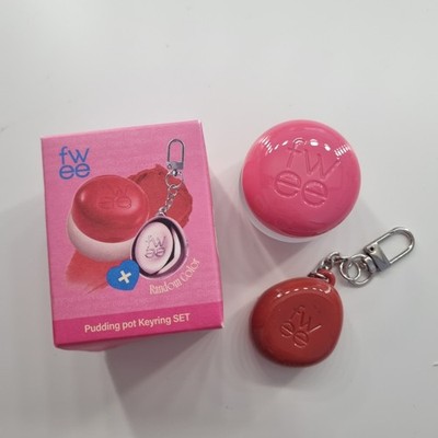 fwee Lip & Cheek Blush Blurry Pudding Topf Schlüsselanhänger Set - PK05 STH - Brandneu